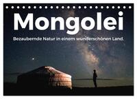 Vorderes Coverbild Mongolei - Bezaubernde Natur in einem wunderschönen Land. (Tischkalender 2025 DIN A5 quer), CALVENDO Monatskalender