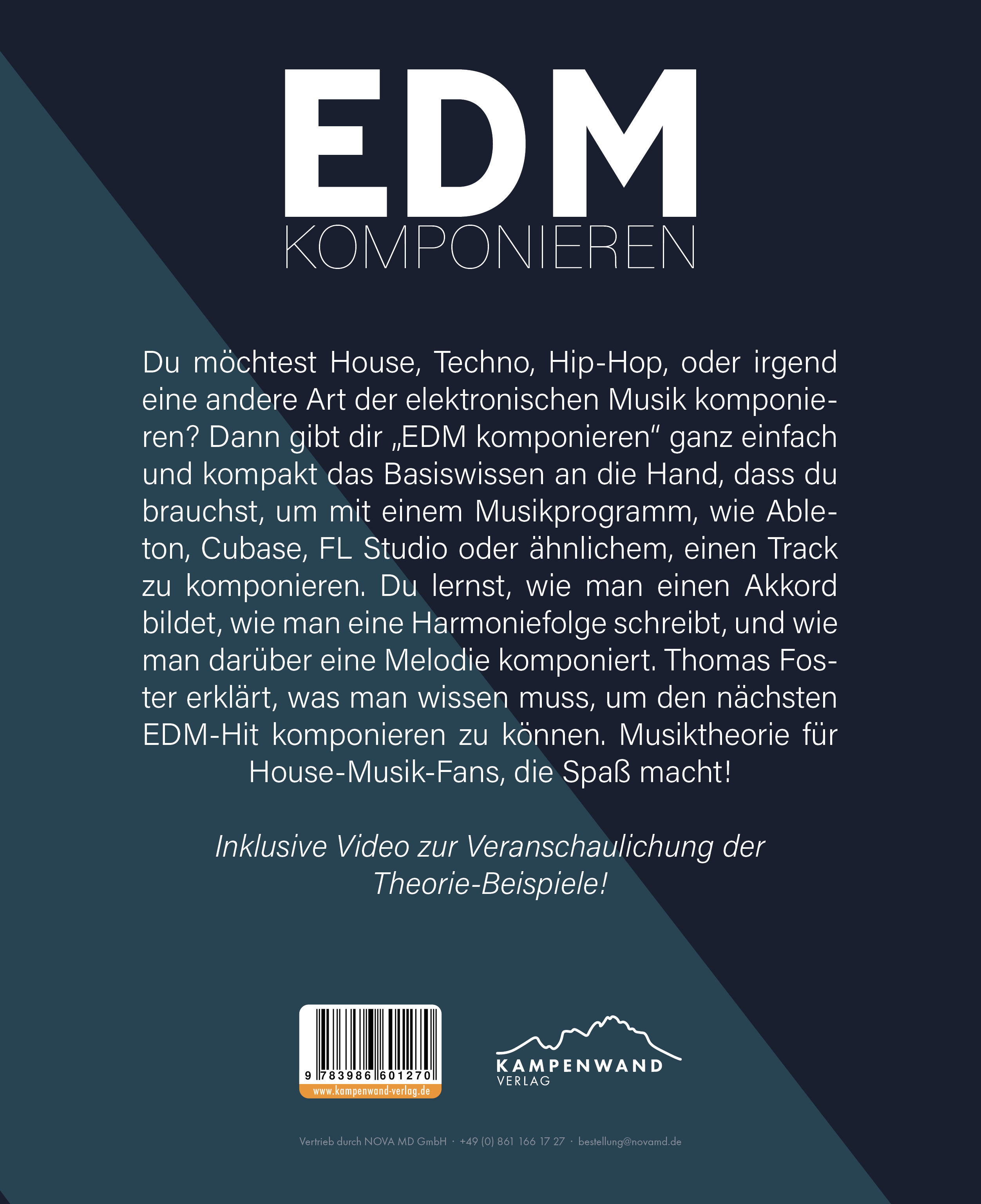 Rückseitencover EDM komponieren