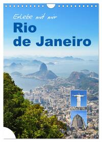 Vorderes Coverbild Erlebe mit mir Rio de Janeiro (Wandkalender 2026 DIN A4 hoch), CALVENDO Monatskalender