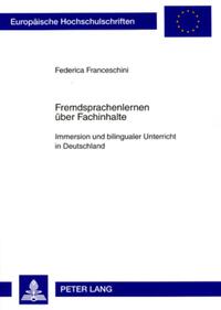 Vorderes Coverbild Fremdsprachenlernen über Fachinhalte