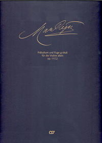 Vorderes Coverbild Max Reger Präludium und Fuge g-Moll