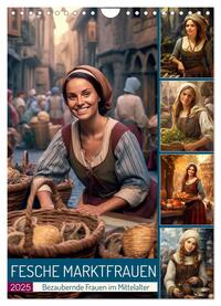 Vorderes Coverbild Fesche Marktfrauen (Wandkalender 2025 DIN A4 hoch), CALVENDO Monatskalender