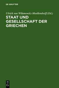 Vorderes Coverbild Staat und Gesellschaft der Griechen