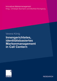 Vorderes Coverbild Innengerichtetes, identitätsbasiertes Markenmanagement in Call Centern