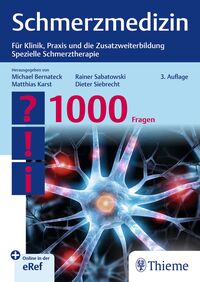 Vorderes Coverbild Schmerzmedizin - 1000 Fragen