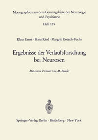 Vorderes Coverbild Ergebnisse der Verlaufsforschung bei Neurosen