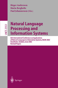 Vorderes Coverbild Natural Language Processing and Information Systems