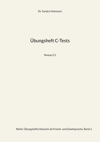 Vorderes Coverbild Übungsheft C-Tests