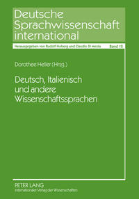 Vorderes Coverbild Deutsch, Italienisch und andere Wissenschaftssprachen