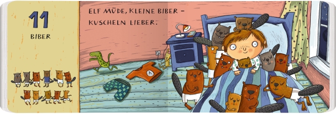 Beispielinhalt (Bild) Zähl dich nett ins Bett