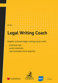 Vorderes Coverbild Legal Writing Coach