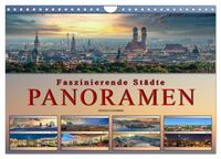 Vorderes Coverbild Faszinierende Städte, Panoramen (Wandkalender 2025 DIN A4 quer), CALVENDO Monatskalender
