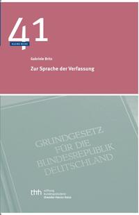 Vorderes Coverbild Zur Sprache der Verfassung