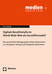 Vorderes Coverbild Digitale Bezahlinhalte im World Wide Web als Geschäftsmodell