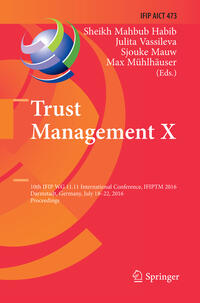 Vorderes Coverbild Trust Management X