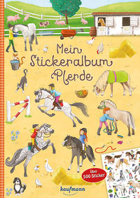 Vorderes Coverbild Mein Stickeralbum Pferde