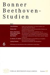 Vorderes Coverbild Bonner Beethoven-Studien