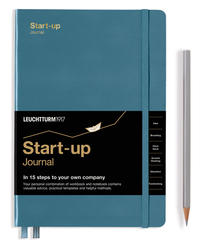 Vorderes Coverbild Start-Up Journal (Stone Blue)