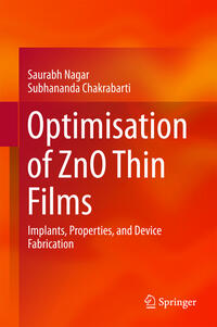 Vorderes Coverbild Optimisation of ZnO Thin Films