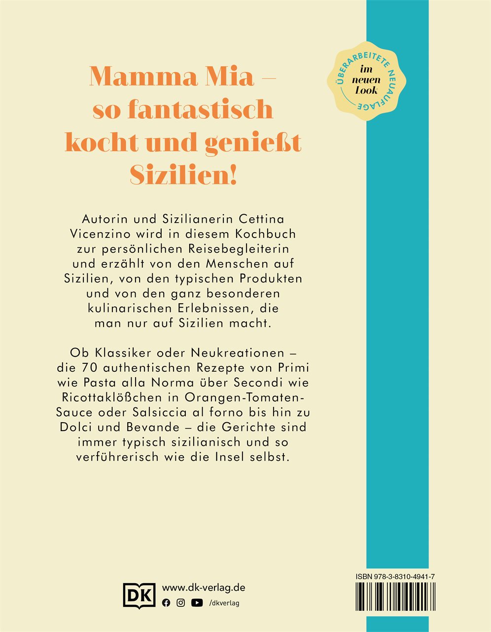 Rückseitencover Sizilien in meiner Küche