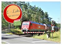 Vorderes Coverbild E-Loks - Bahn-Impressionen (Wandkalender 2025 DIN A2 quer), CALVENDO Monatskalender