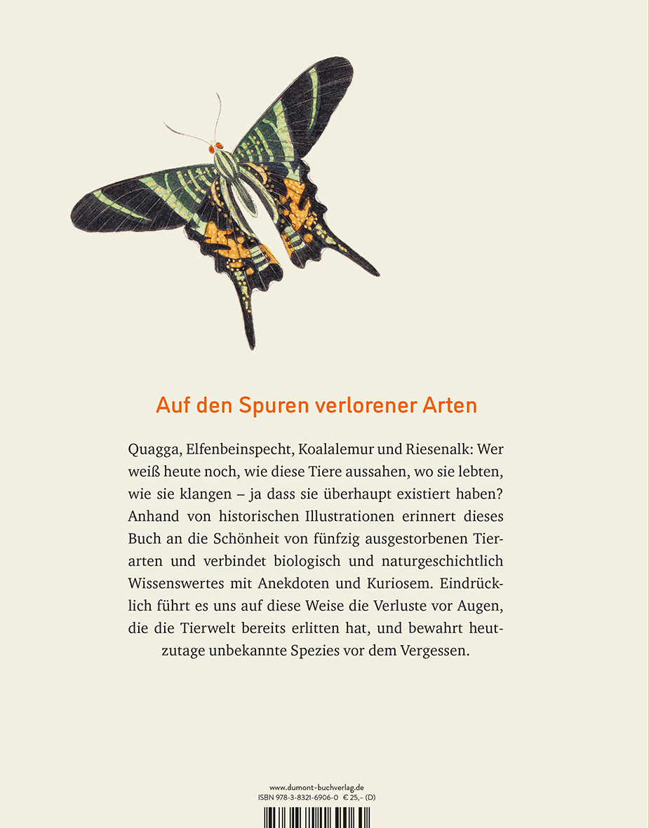 Rückseitencover Ausgestorbene Tiere