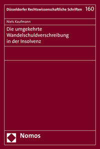 Vorderes Coverbild Die umgekehrte Wandelschuldverschreibung in der Insolvenz