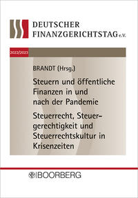 Vorderes Coverbild Tagungsband 18. und 19. Deutscher Finanzgerichtstag 2022/2023