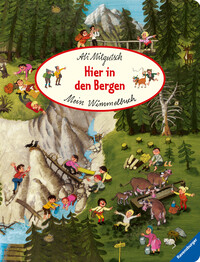 Vorderes Coverbild Mein Wimmelbuch: Hier in den Bergen