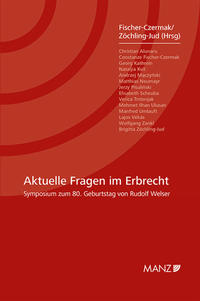 Vorderes Coverbild Aktuelle Fragen im Erbrecht Symposium zum 80. Geburtstag von Rudolf Welser