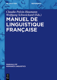Vorderes Coverbild Manuel de linguistique française