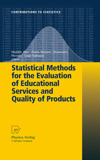 Vorderes Coverbild Statistical Methods for the Evaluation of Educational Services and Quality of Products
