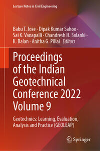 Vorderes Coverbild Proceedings of the Indian Geotechnical Conference 2022 Volume 9
