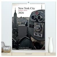 Vorderes Coverbild New York City 2026 • Classic Views (hochwertiger Premium Wandkalender 2026 DIN A2 hoch), Kunstdruck in Hochglanz