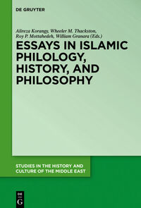 Vorderes Coverbild Essays in Islamic Philology, History, and Philosophy