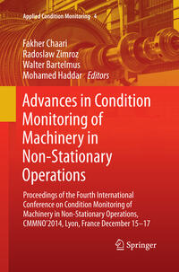Vorderes Coverbild Advances in Condition Monitoring of Machinery in Non-Stationary Operations