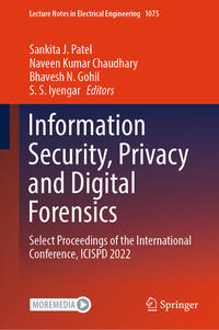 Vorderes Coverbild Information Security, Privacy and Digital Forensics