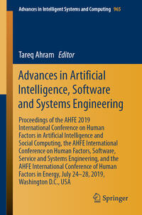 Vorderes Coverbild Advances in Artificial Intelligence, Software and Systems Engineering