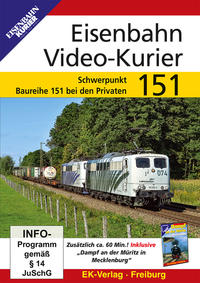 Vorderes Coverbild Eisenbahn Video-Kurier 151