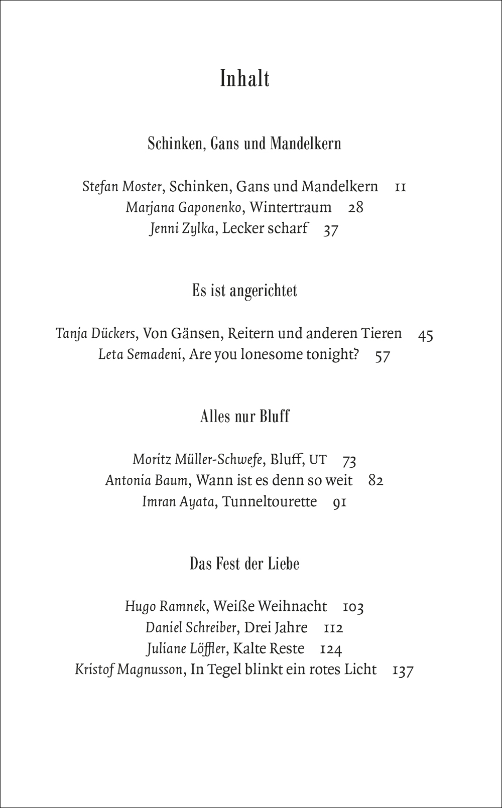 Beispielinhalt (Bild) Gans und gar