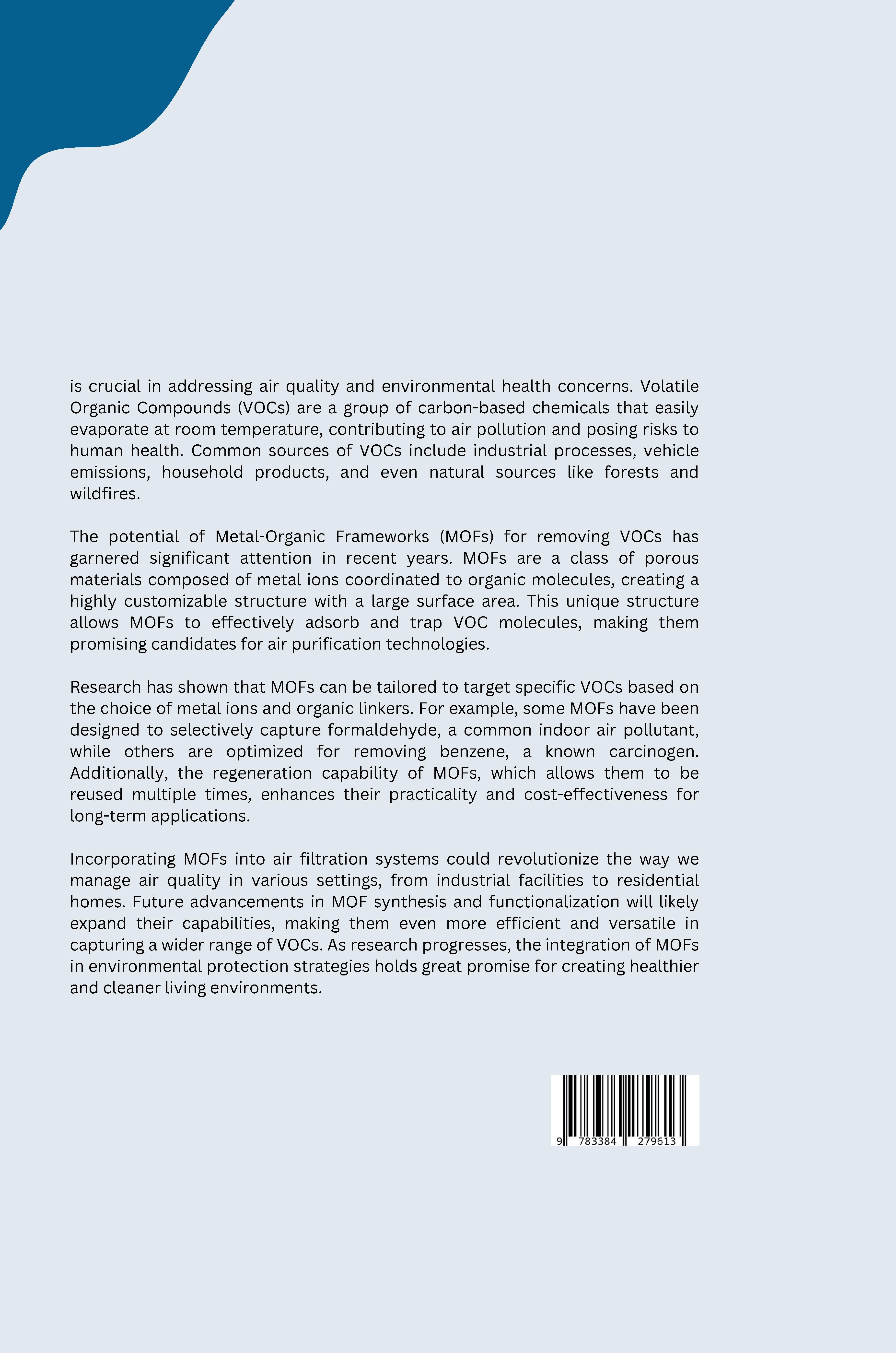Rückseitencover From Harmful to Harmless: Exploring Adsorbent Solutions for Volatile Organic Compounds