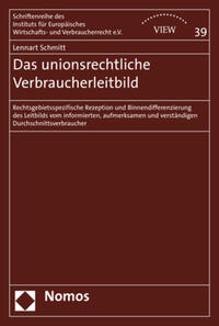 Vorderes Coverbild Das unionsrechtliche Verbraucherleitbild