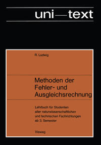 Vorderes Coverbild Methoden der Fehler- und Ausgleichsrechnung