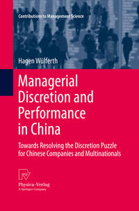 Vorderes Coverbild Managerial Discretion and Performance in China