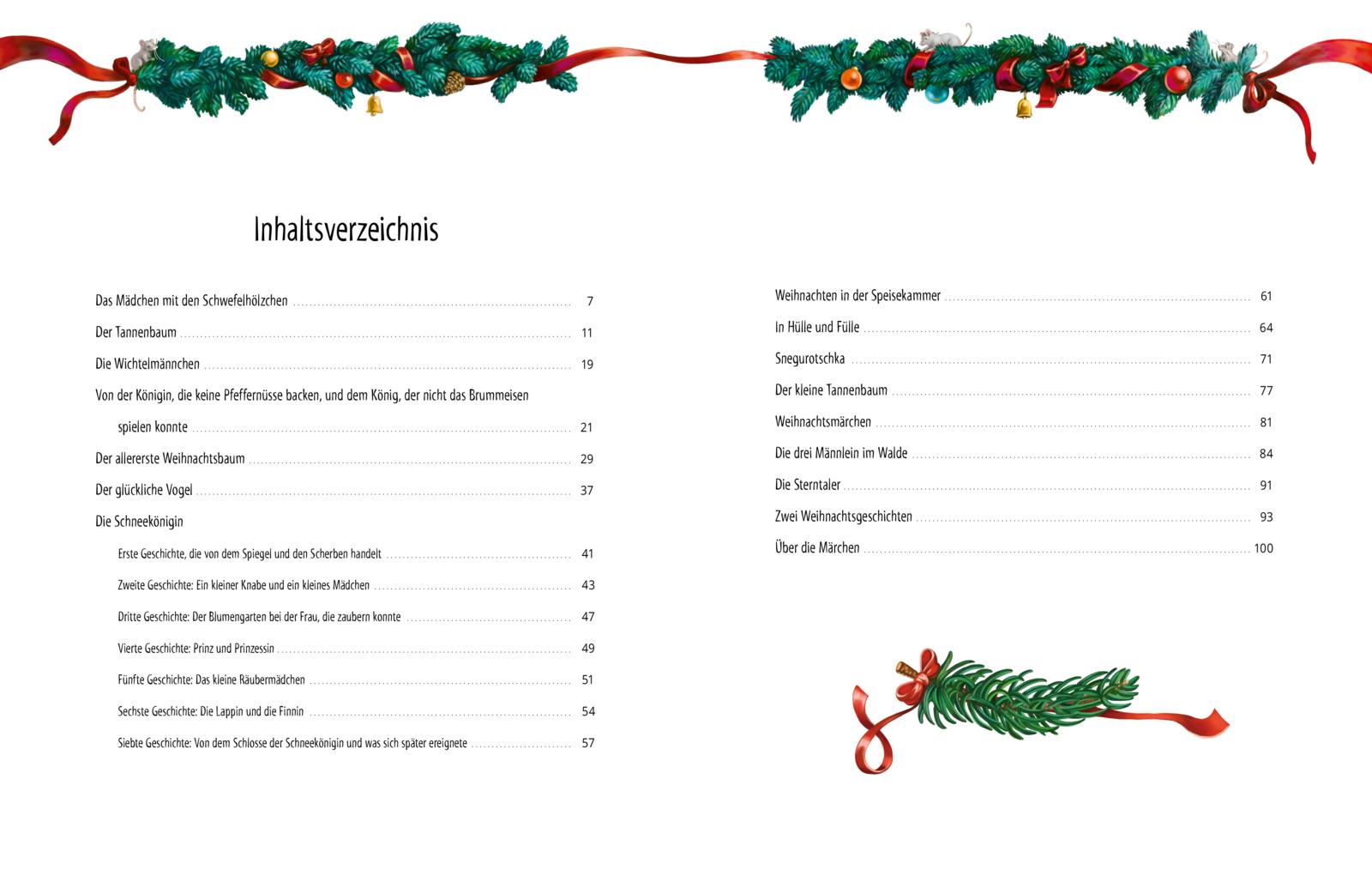 Beispielinhalt (Bild) Die schönsten Weihnachtsmärchen