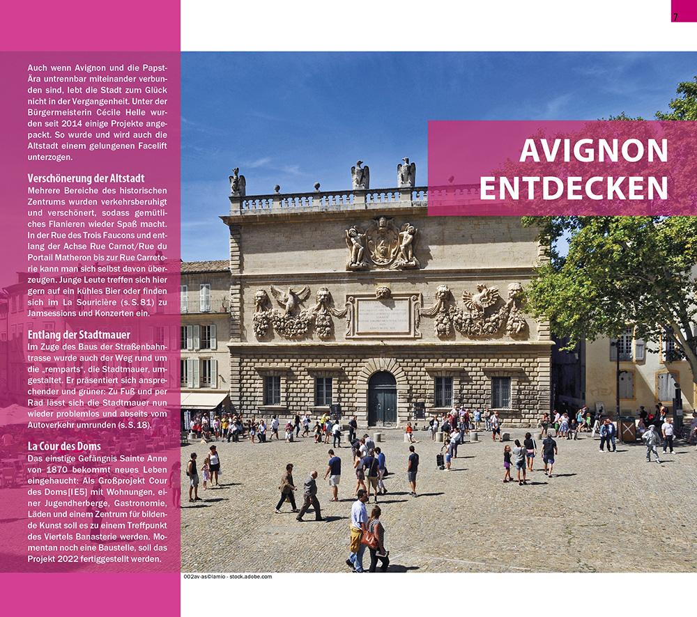Beispielinhalt (Bild) Reise Know-How CityTrip Avignon mit Arles