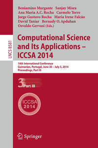 Vorderes Coverbild Computational Science and Its Applications - ICCSA 2014