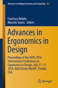 Vorderes Coverbild Advances in Ergonomics in Design