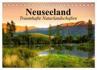 Vorderes Coverbild Neuseeland. Traumhafte Naturlandschaften (Tischkalender 2025 DIN A5 quer), CALVENDO Monatskalender