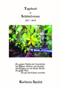 Vorderes Coverbild Fototagebuch in Schüttelversen 2017 - 2018